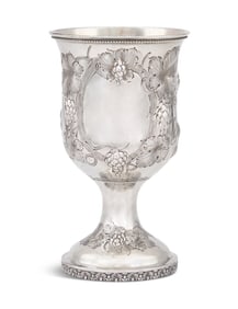 American Coin Silver Goblet