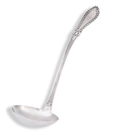 New Orleans-Retailed "Gadroon" Coin Silver Ladle