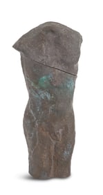 Patinated Bronze Torso