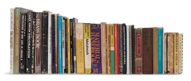 Large Collection of Books on Metalsmithing