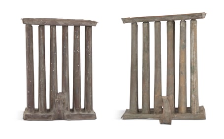 Two Tin Candle Molds