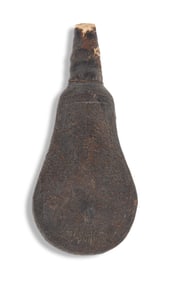 Papier-Mache Powder Flask