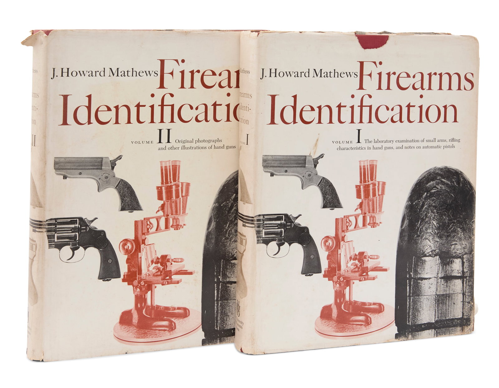 J. Howard Mathews, Firearms Identification: J. Howard Mathews, Firearms Identification Madison, Wisconsin: University of Wisconsin Press (1962), two volumes. The first edition of the seminal and still authoritative book on forensic ballistics. 