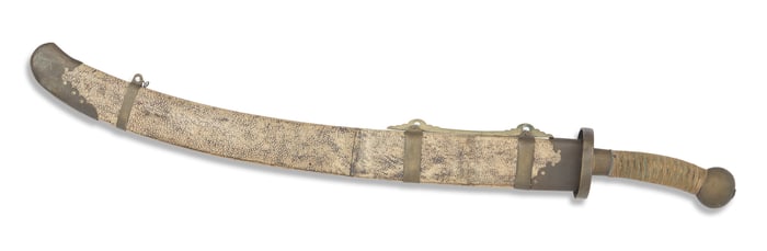 Chinese Oxtail Sword ("Niuweidao")