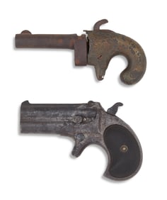 Two Late 19th-Century American Pocket Pistols