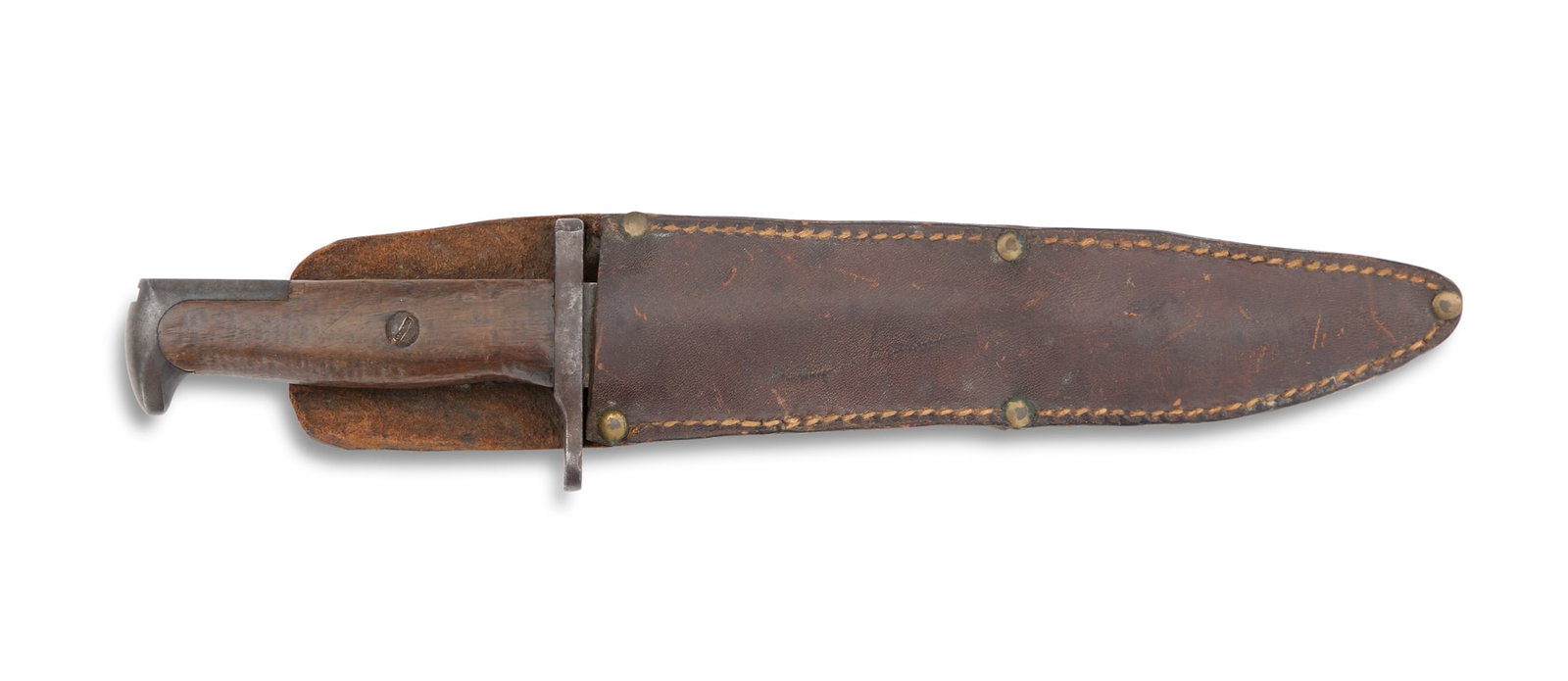 Converted US Model 1905 Bayonet Fighting Knife: Converted US Model 1905 Bayonet Fighting Knife Haitian occupation, the blade from a Springfield Armory Model 1905 Bayonet, the ricasso dated and marked "S A 1911" with the "flaming bomb