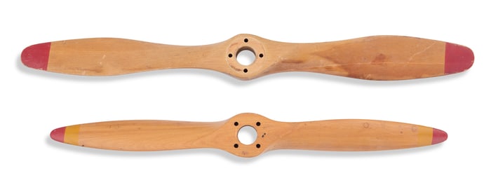 Two Vintage UAV Propellers