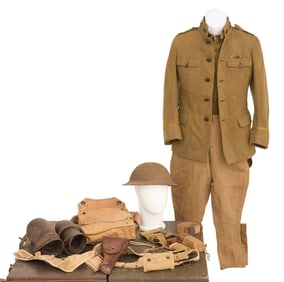 WWI U.S. Officer's Uniform and Gear