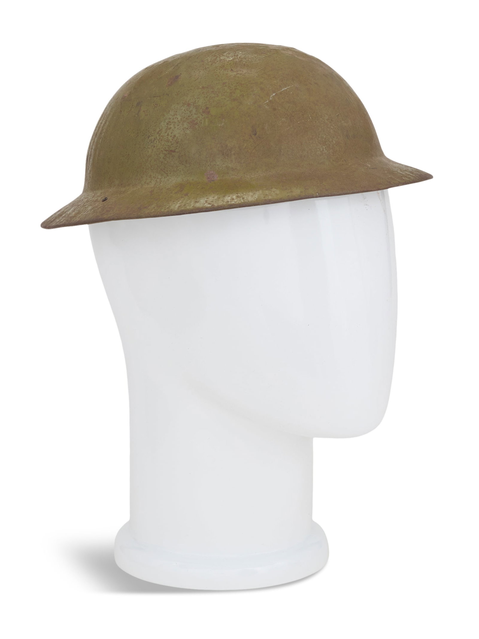 Rare U.S. Army-Style Child's Helmet: Rare U.S. Army-Style Child's Helmet of traditional "Tommy" form. h. 4-1/2", w. 9-1/4", l. 9-3/4"