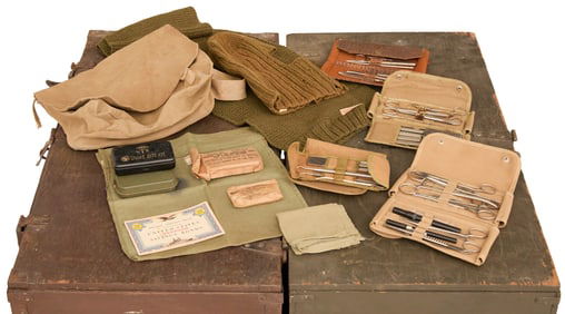 WWII Medical, Red Cross and Other Aid Gear