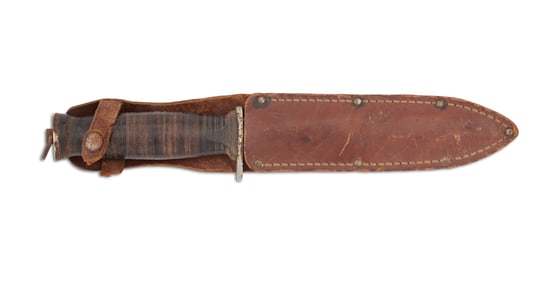 WWII Theater-Made Fighting Knife