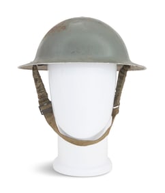 British WWII Steel Mark II Brodie Helmet