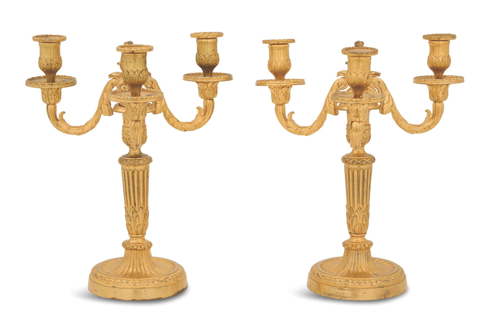 French Directoire Bronze Dore Candelabras (1 of 2)
