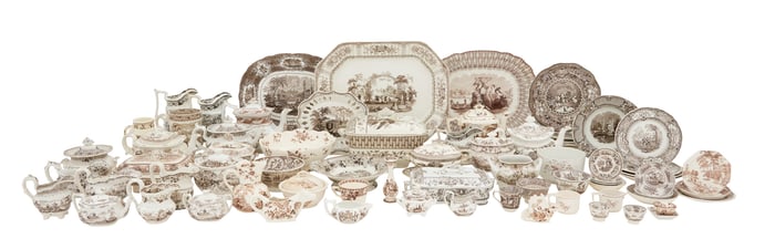 Collection of Staffordshire-Style Transferware
