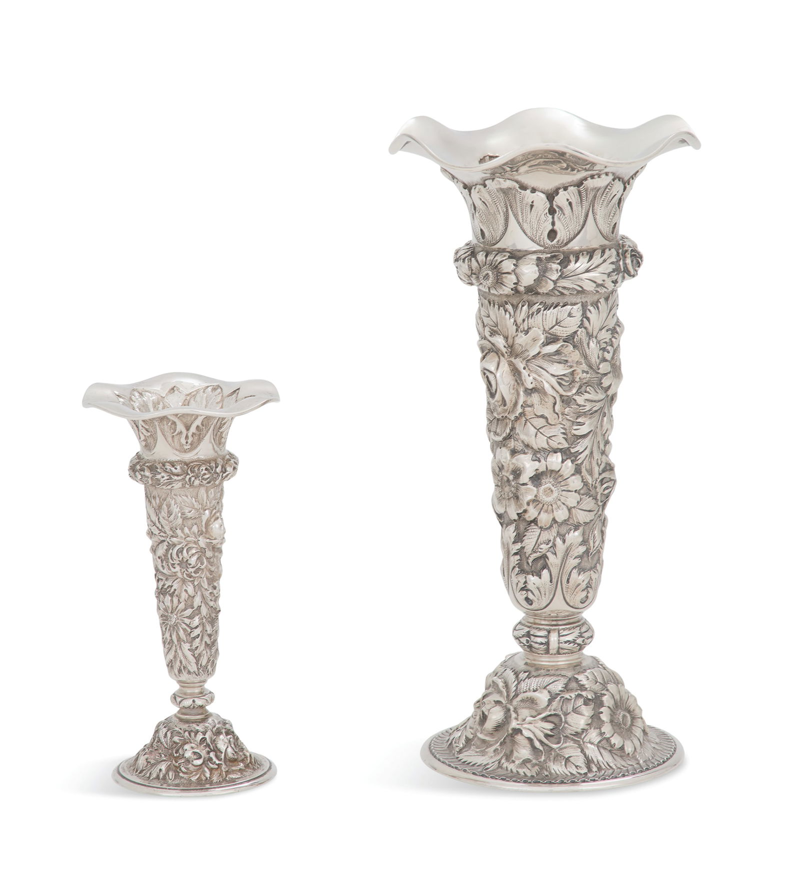 Two Stieff Sterling Silver Vases (1 of 4)