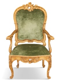 Italian Giltwood Armchair