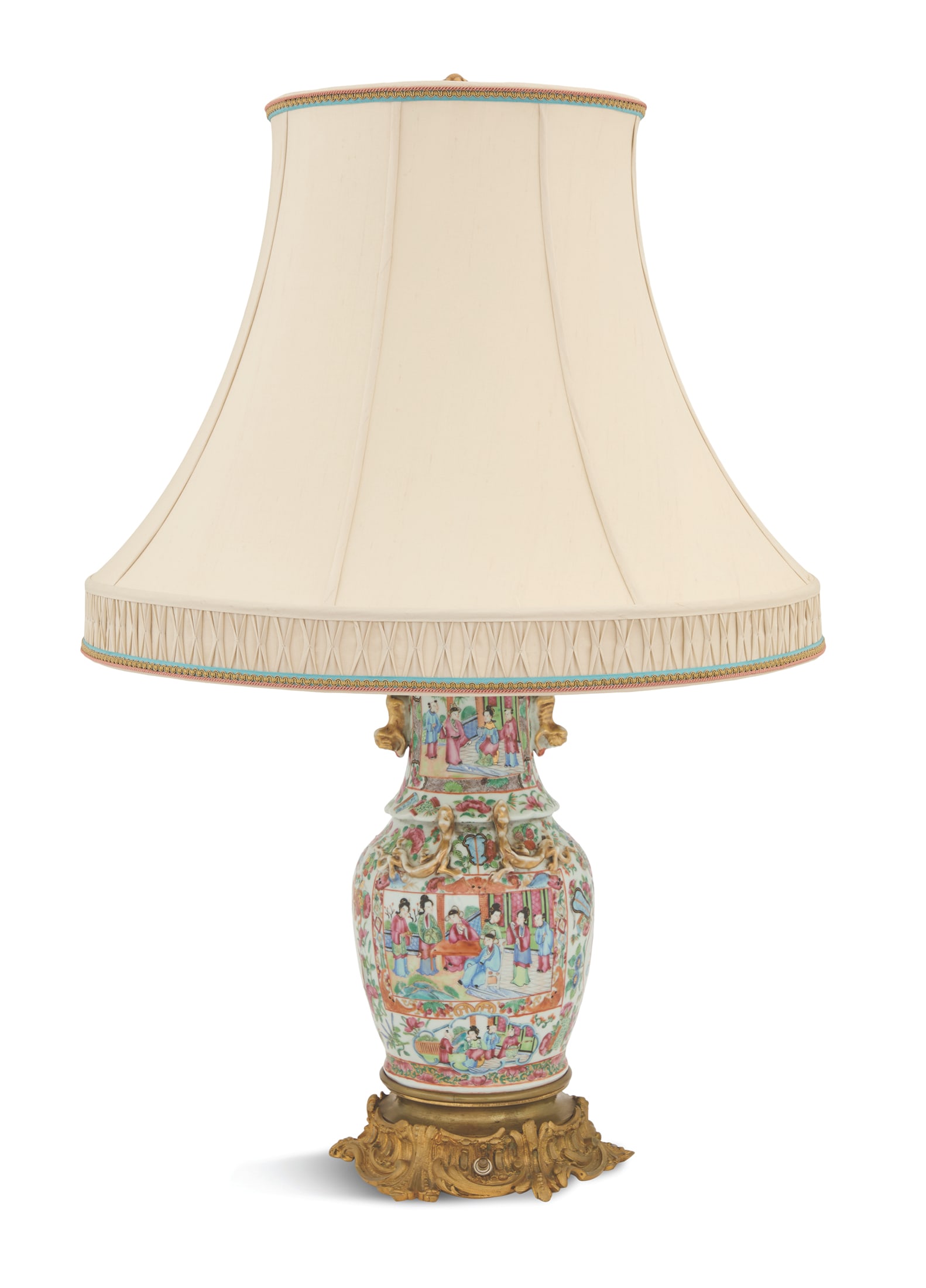 Franco-Chinese Bronze-Mounted Lamp (1 of 4)