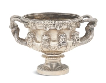 Bronze Argente Lante Vase