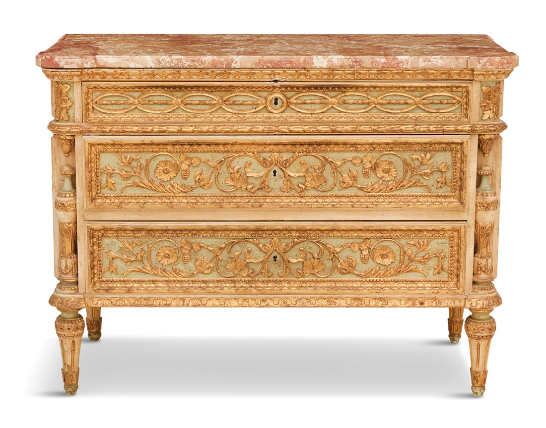 Italian Marble-Top Commode (1 of 4)