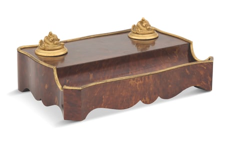 Tortoiseshell and Gilt-Bronze Encrier