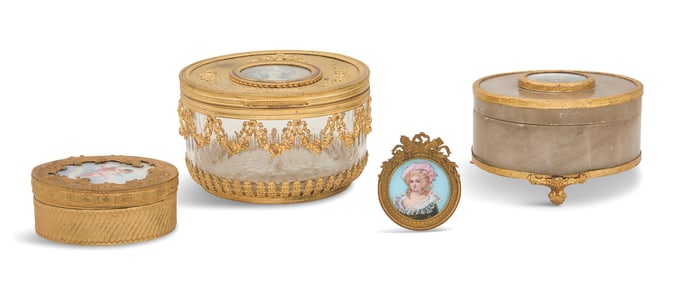 Four French Boudoir Objets de Vertu