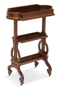 Napoleon III Mahogany Tiered Table