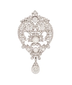 Diamond Brooch/Pendant