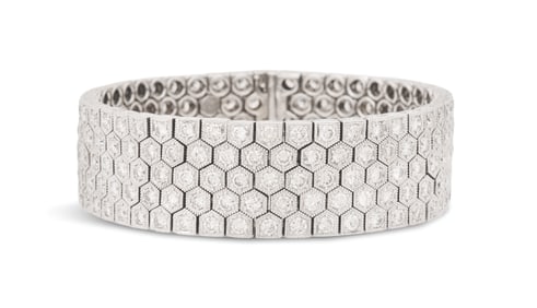 Beautiful Custom-Made Diamond Bracelet