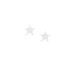 Pair of Diamond Star Earrings