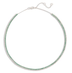 Emerald and Diamond Necklace