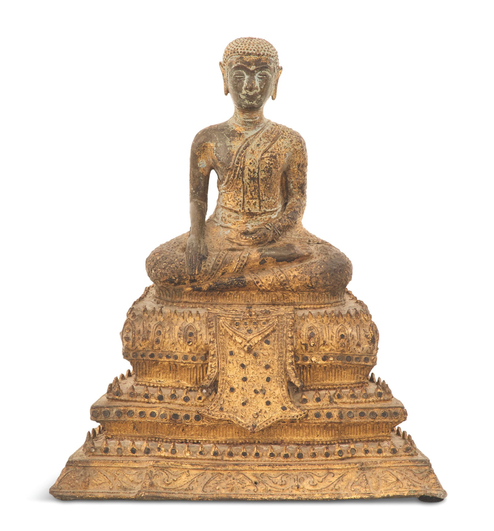 Cambodian Gilt-Bronze Buddha (1 of 4)
