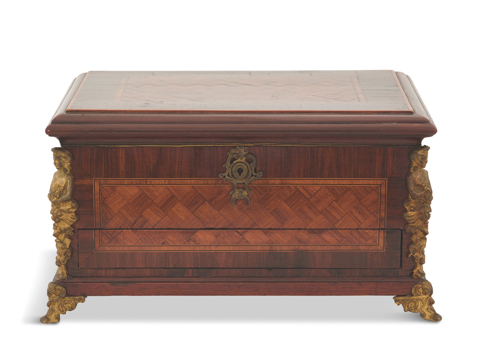 Napoleon III Bronze-Mounted Valuables Box (1 of 5)