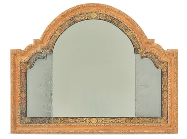 Important Queen Anne Overmantel Mirror