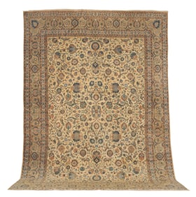 Semi-Antique Isfahan Carpet