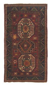 Antique Karachov Kazak Carpet