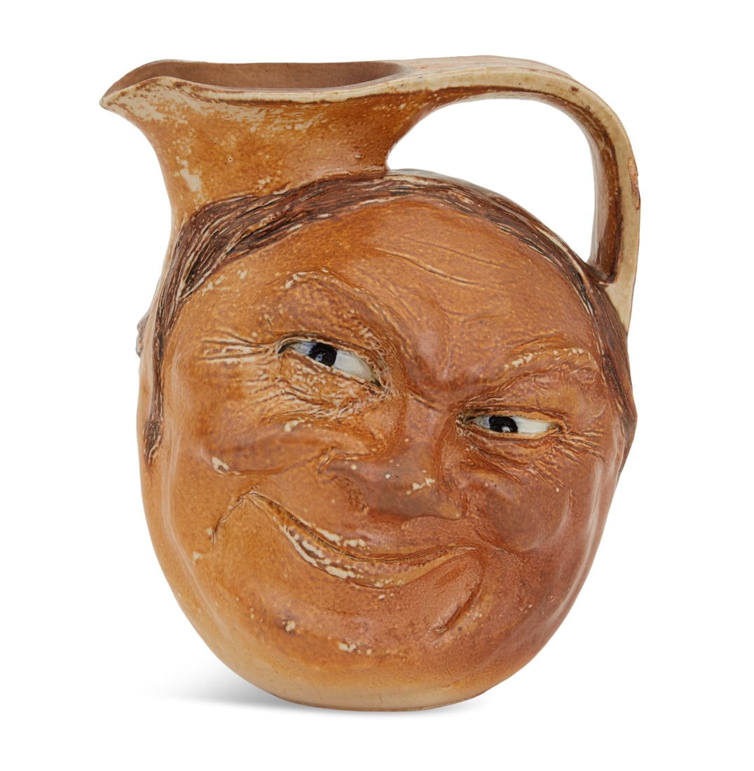 Martin Brothers Stoneware Two-Sided Face Jug (1 of 3)