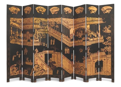 Maitland-Smith Coromandel-Style Screen