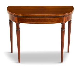 Mahogany Fold-Over Games Table