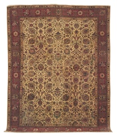 Semi-Antique Isfahan Carpet