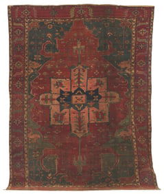 Antique Serapi Carpet