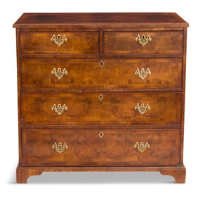 George III Banded Mahogany Chest of Drawers