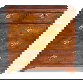 George III Banded Mahogany Chest of Drawers (1 of 3)