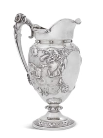 Fine Gorham Coin Silver Pitcher
