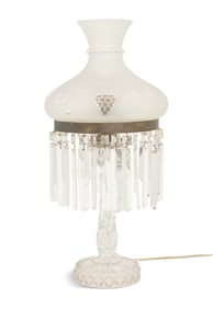 Colonial Revival Glass Lamp in the Sinumbra Taste