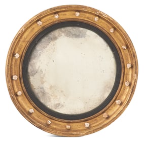 Regency Giltwood Bull's-Eye Mirror