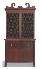 Late Classical Mahogany Butler's Secretary