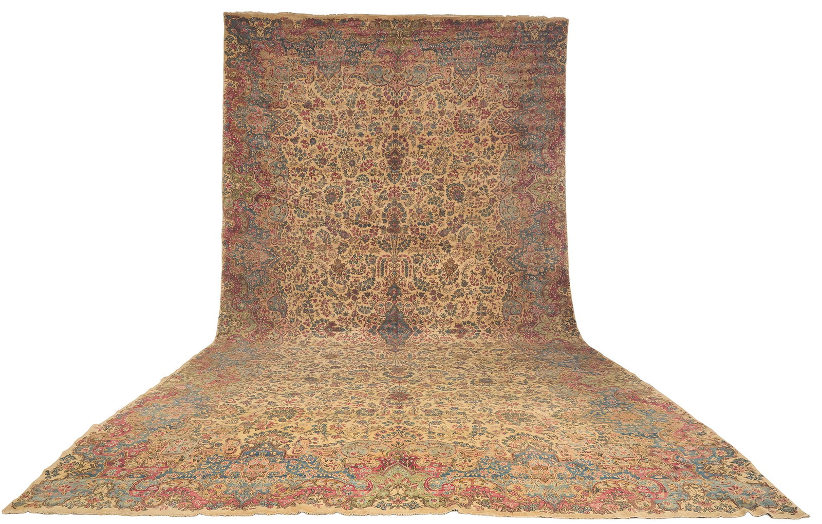 Semi-Antique Lavar Kerman Carpet (1 of 1)