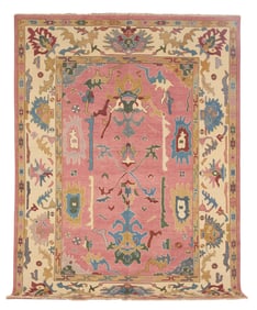 Turkish Angora Oushak Carpet