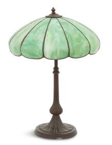Signed Handel Leaded Glass Table Lamp (1 of 7)