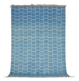 Moroccan Silk and Wool Rug
